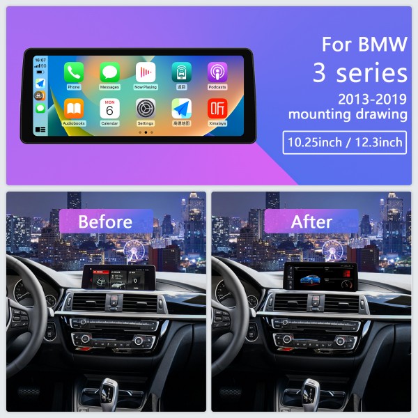 BMW F30/F31/F34/F35 (2013-2016) ANDROID APPLE CARP...
