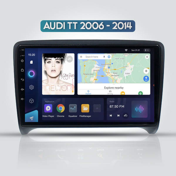 AUDI TT 2006 - 2014 9 INCH ANDROID APPLE CARPLAY C...