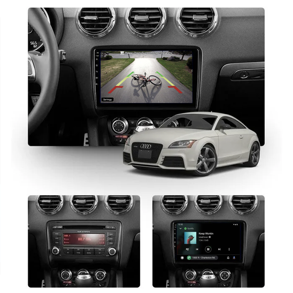 AUDI TT 2006-2014 9 INCH ANDROID CAR STEREO NAVIGA...