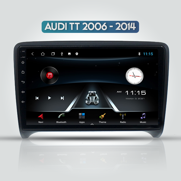 AUDI TT 2006-2014 9 INCH ANDROID CAR STEREO NAVIGA...