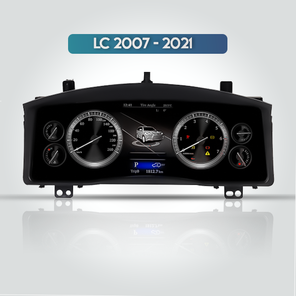 Toyota Land Cruiser 2007 - 2021 12.3 Inch Digital ...